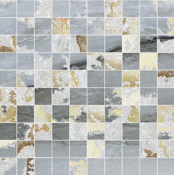 Мозаика Brennero Venus MQSB Mosaico Q. Solitaire Blu Mix 29,7х29,7
