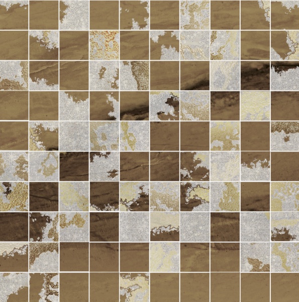 Мозаика Brennero Venus Mosaico Q Solitaire Visone Mix 29,7х29,7
