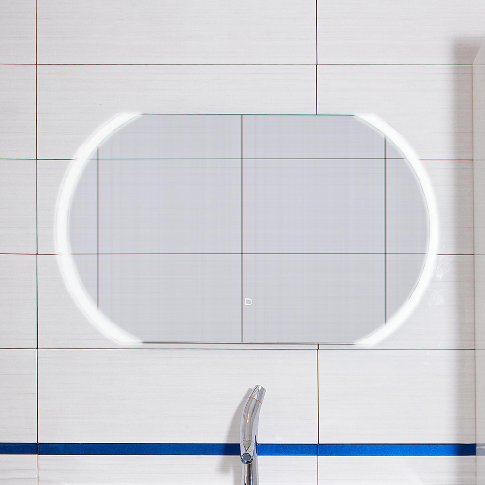 Зеркало для ванной Бриклаер Вега/Мальта 100 сенсор мебель для ванной бриклаер вега 70 белый глянец