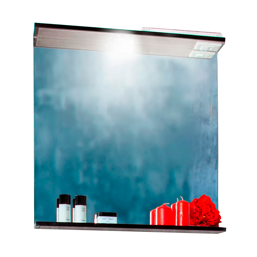 Зеркало для ванной Бриклаер Лофт 60 4627125413339, цвет серый - фото 1