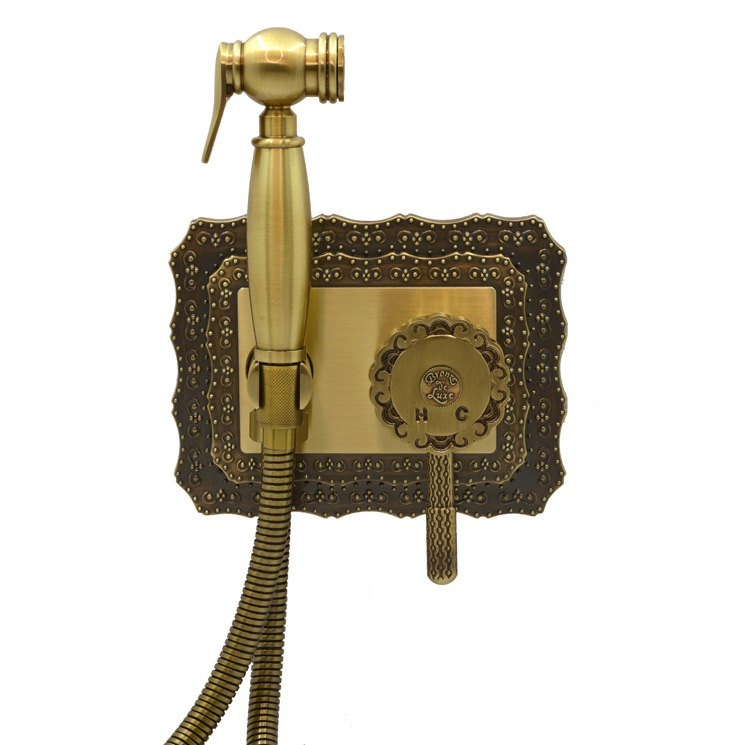 Гигиенический душ Bronze De Luxe Windsor 10136, цвет бронза - фото 1