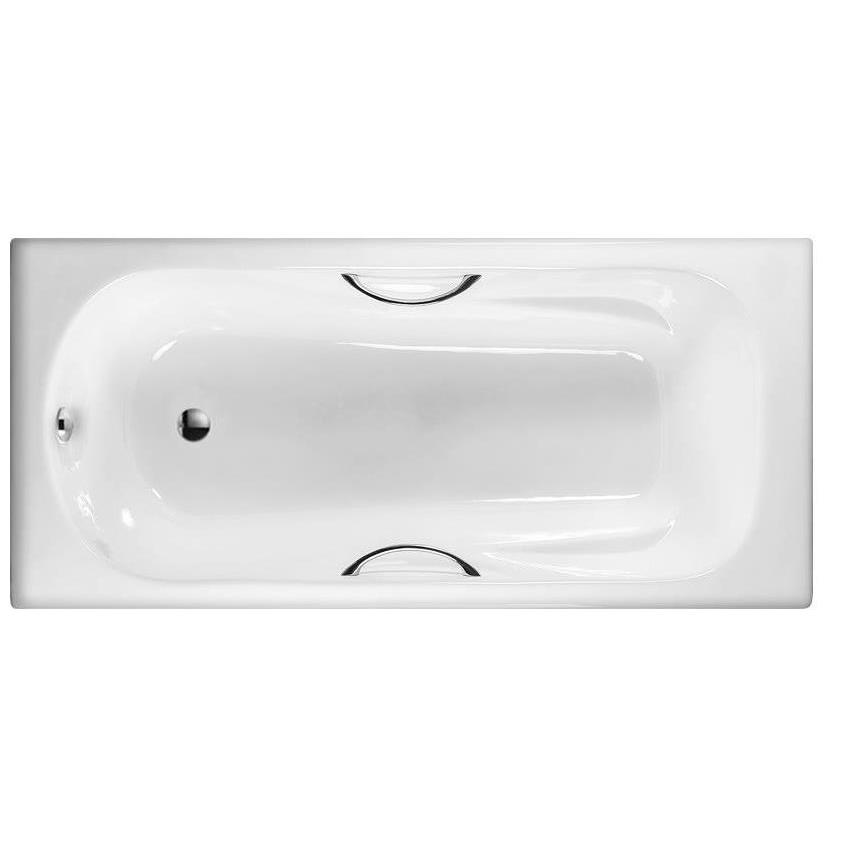 Чугунная ванна Byon B15 160x75 Н0000017, цвет белый - фото 1