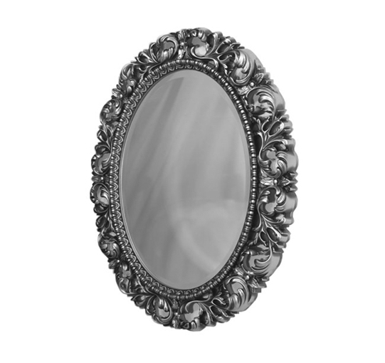 Зеркало для ванной Caprigo 80х100 античное серебро