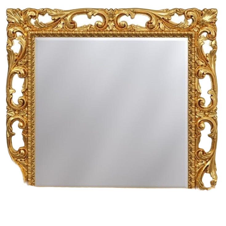 Зеркало для ванной Caprigo PL109-ORO, цвет золото - фото 1