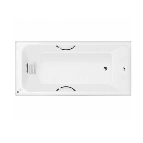 Чугунная ванна Castalia Prime S2021 170x75x48 с ручками, цвет белый Ц0000145 - фото 1