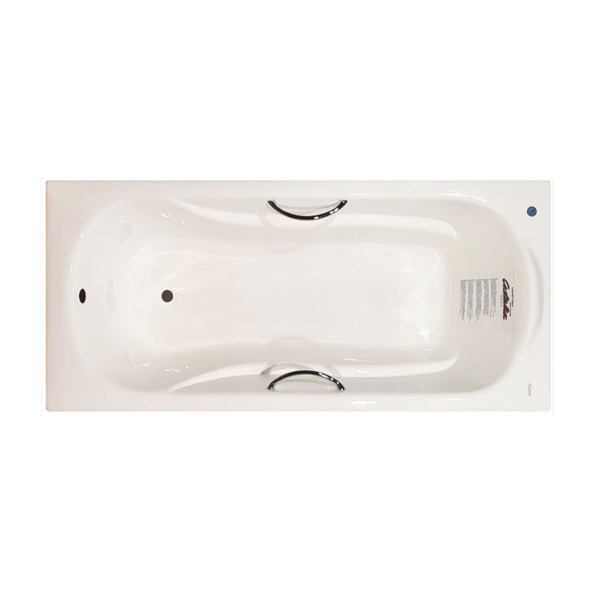 Чугунная ванна Castalia Venera S2021 180x80x42 с ручками, цвет белый Ц0000150 - фото 1