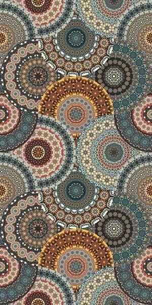 

Керамогранит Ceracasa Deco Couture Mandala 49.1х98.2, Разноцветный