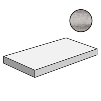

Ступень Cerdomus Skorpion Angolo Dx Grad.C.Retta Grey Lev. 33x120, Серый