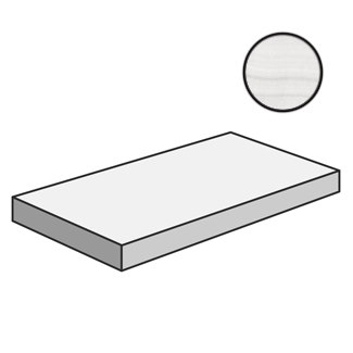 

Ступень Cerdomus Skorpion Angolo Dx Grad.C.Retta Silver Nat. 33x120, Серый