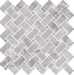 

Мозаика Cerdomus Supreme Mosaico Kadi Silver Lev. 30x30, Серый