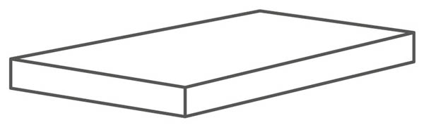 

Ступень Cerdomus Supreme Angolo Sn Grad.C.Retta Grey Grip 33x120, Серый