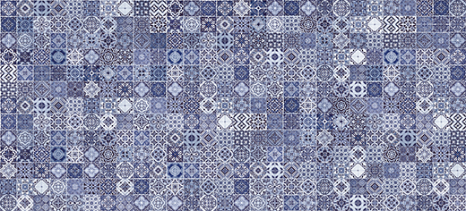 Настенная плитка Cersanit Hammam Голубой Рельеф 12156 20x44 мозаика cersanit royal garden коричневая рельеф 13615 29 8x59 8