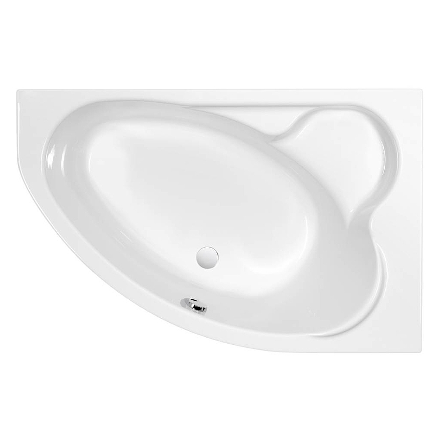 Акриловая ванна Cersanit Kaliope 153x100 R белый на каркасе 63442+K-RW-KALIOPE*153n - фото 1