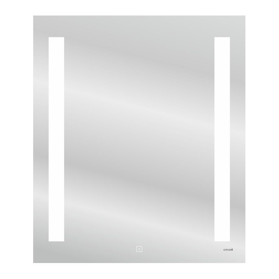 Зеркало Cersanit Led 020 base 60 с подсветкой, цвет без цвета (просто зеркальное полотно) KN-LU-LED020*60-b-Os - фото 1