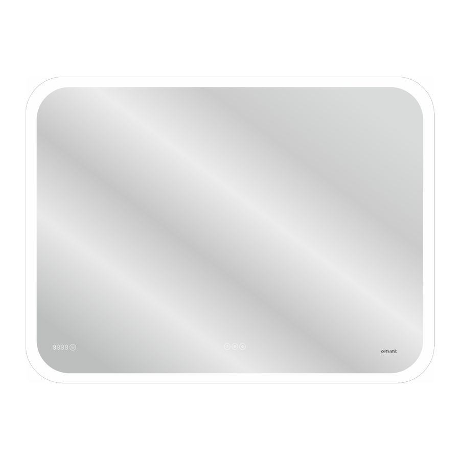 Зеркало Cersanit Led 070 design pro 80 с подсветкой, цвет белый KN-LU-LED070*80-p-Os - фото 1