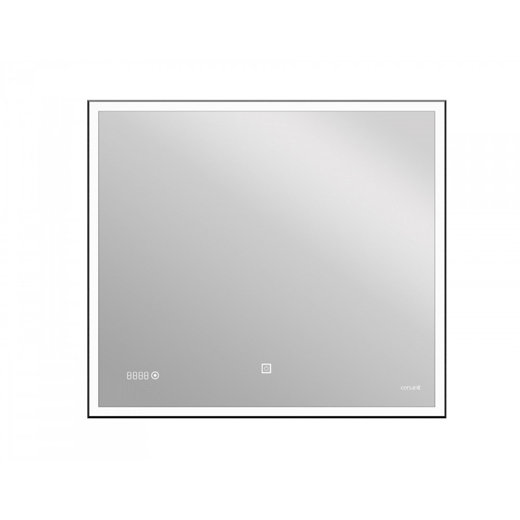 Зеркало Cersanit Led 011 design 80 с подсветкой, цвет без цвета (просто зеркальное полотно) KN-LU-LED011*80-d-Os - фото 1