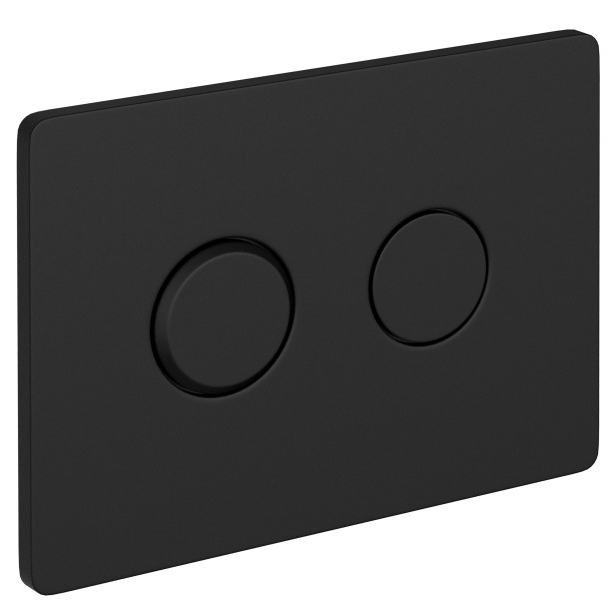 Кнопка для инсталляции Cersanit Accento 63839 матовый чёрный