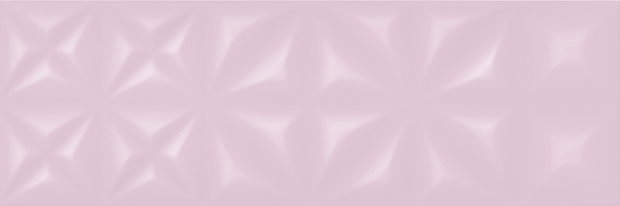 Настенная плитка Cersanit Lila Рельеф Розовый LLU072 25x75