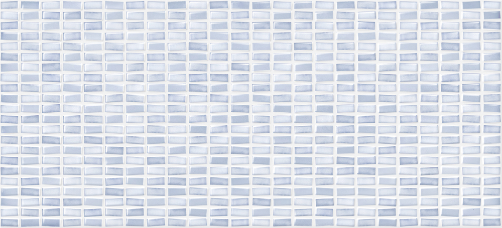 Настенная плитка Cersanit Pudra Мозаика Голубой Рельеф 20x44 настенная плитка cersanit hammam белый рельеф 12158 20x44