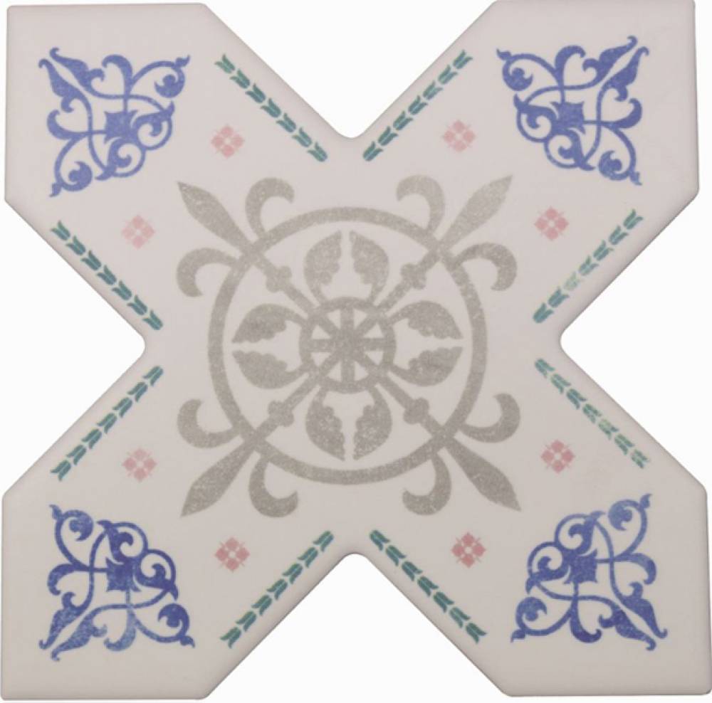 Настенная плитка Cevica Becolors Cross Dec. Arabesque 13,25x13,25