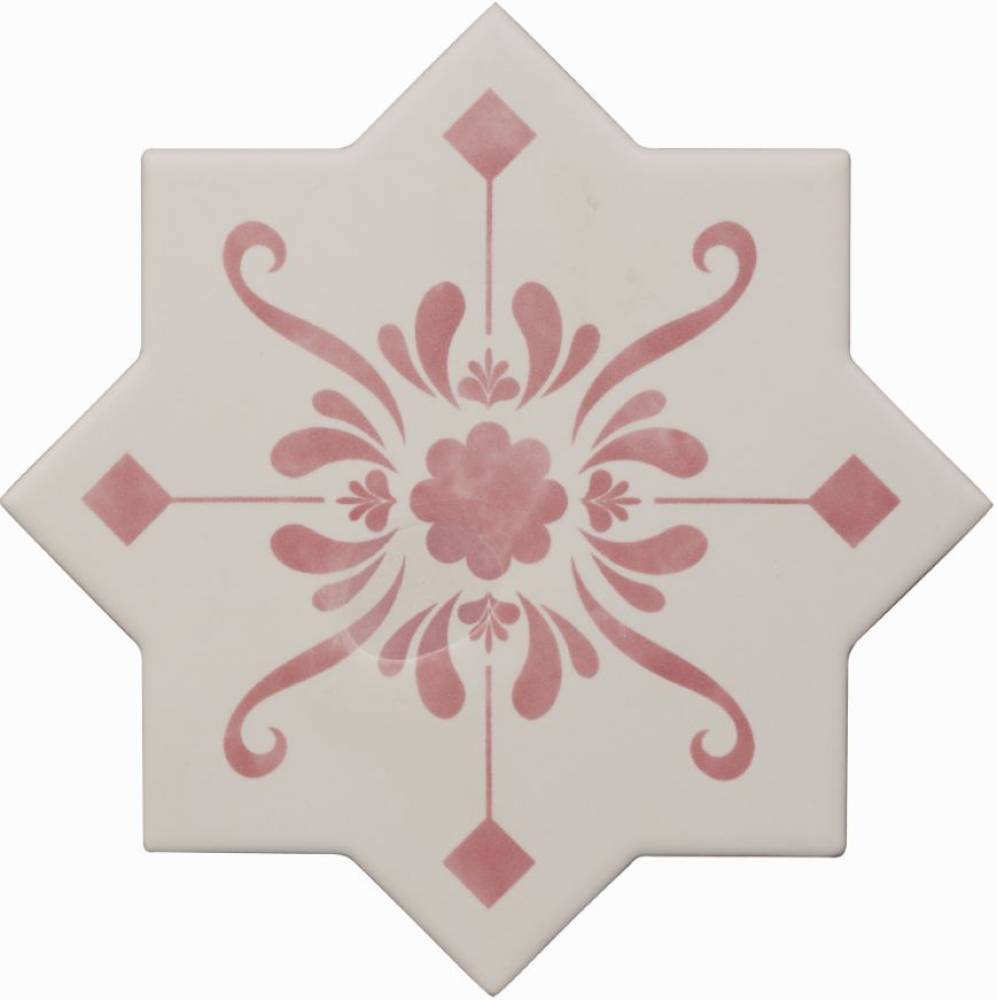 Настенная плитка Cevica Becolors Star Dec. Stencil Coral 13,25x13,25