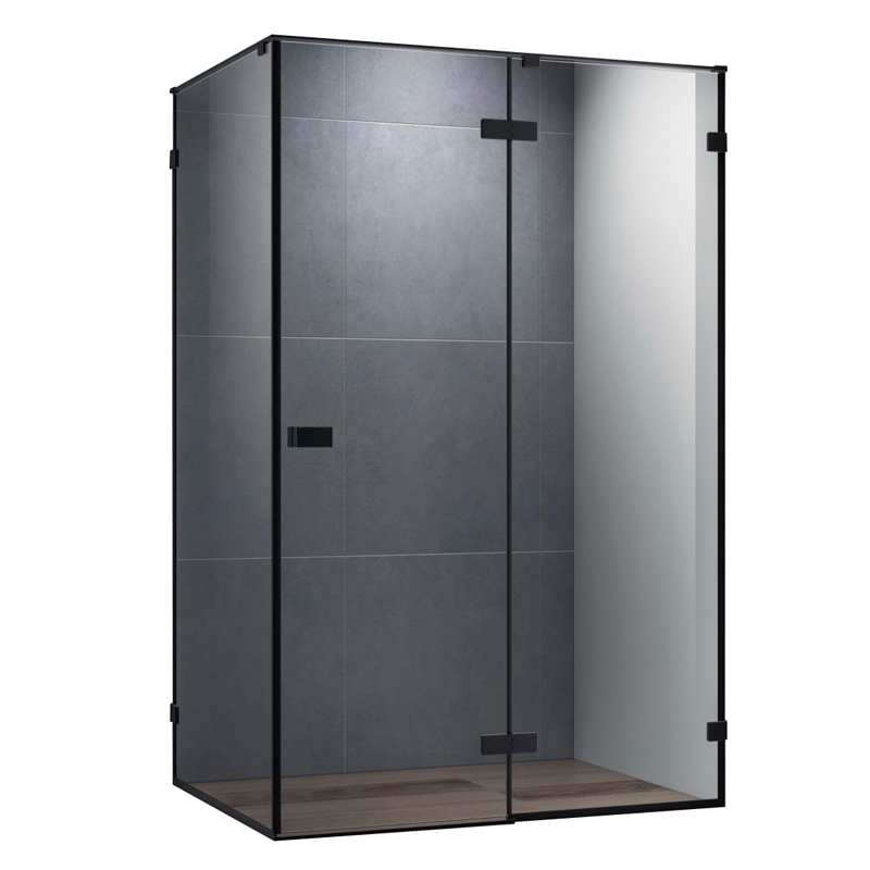 Душевой уголок Cezares BELLAGIO-AH-1-120/100-C-NERO зеркало belbagno atria 100 nero laccato lucido atria spc 1000 nl