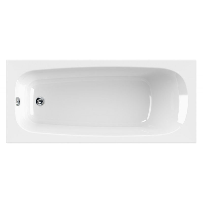 Акриловая ванна Cezares Eco  170х75 на ножках, цвет белый ECO-170-75-41+LEG-KIT-150 - фото 1