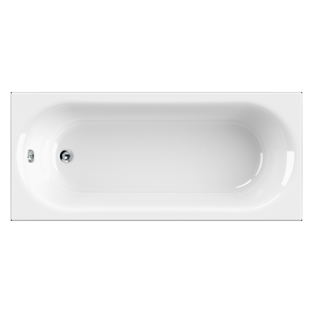 Акриловая ванна Cezares Piave 150х70 на каркасе, цвет белый PIAVE-150-70-42+EMP-150-70-MF - фото 1