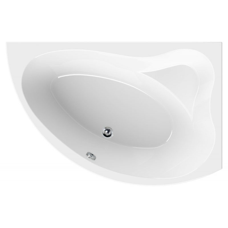 Акриловая ванна Cezares Tebe 150х100 на каркасе, цвет белый TEBE-150-100-41-R+TEBE-MF-R - фото 1