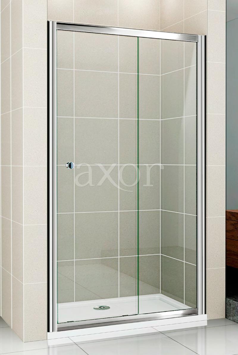 Душевая дверь Cezares Pratico BF1 120 C Cr прозрачное стекло, профиль хром, цвет прозрачный PRATICO-BF-1-120-C-Cr - фото 1
