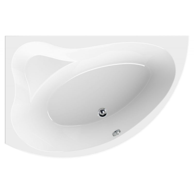 Акриловая ванна Cezares Tebe 150-100-41-L, цвет белый TEBE-150-100-41-L - фото 1