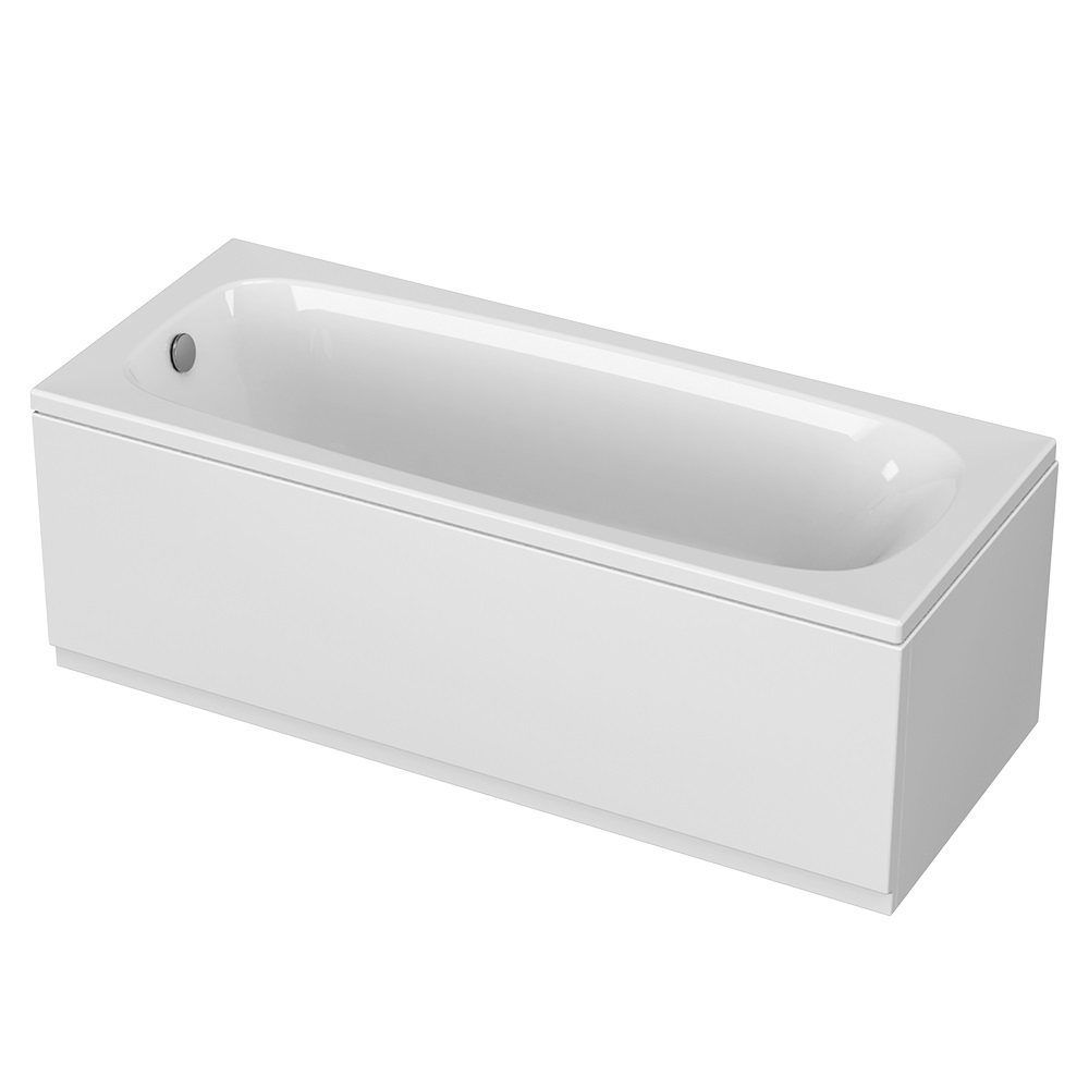 Акриловая ванна Cezares Eco 150х70 на ножках, цвет белый ECO-150-70-41-W37+LEG-KIT-150 - фото 1