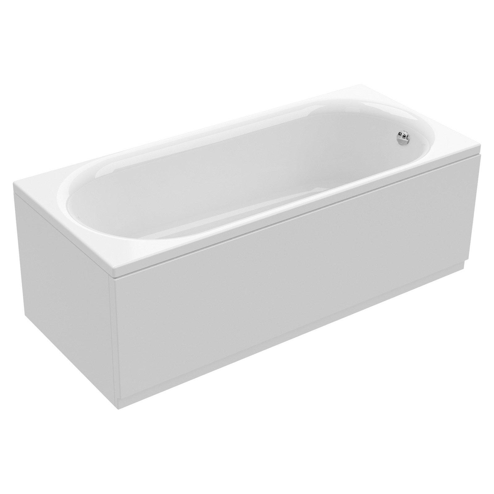 Акриловая ванна Cezares Piave 160х70 на ножках, цвет белый