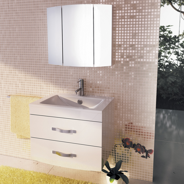 Мебель для ванной Comforty Лаура 75-2 белая зеркало для ванной opadiris лаура 120 белый с бежевой патиной