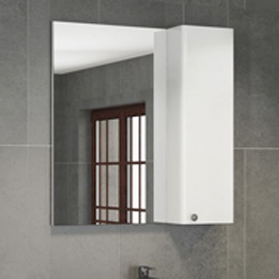 Зеркало для ванной Comforty Амстердам 75 белый зеркало шкаф mixline кассиопея 75х82 левый белый 4640030868742