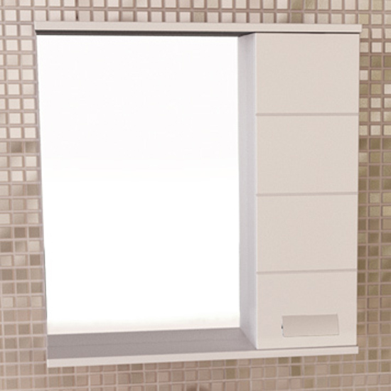 Зеркало для ванной Comforty Модена 60 белый зеркало для ванной comforty милан 120 белый