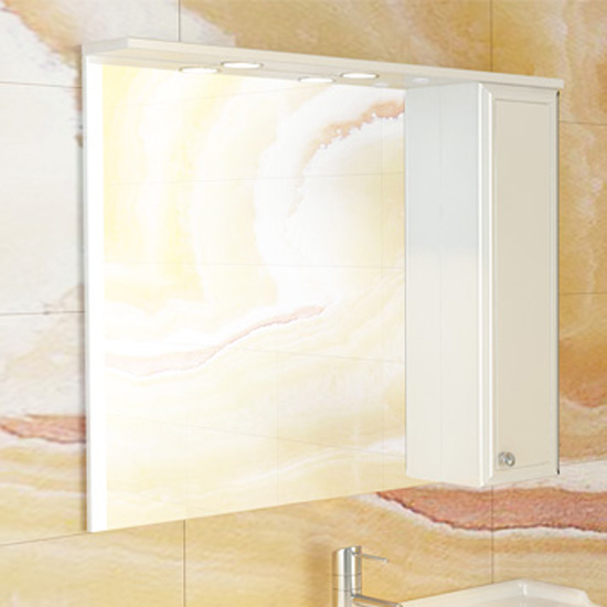 Зеркало для ванной Comforty Сочи 100 белый выключатель schneider electric atlasdesign atn000111 10 a белый