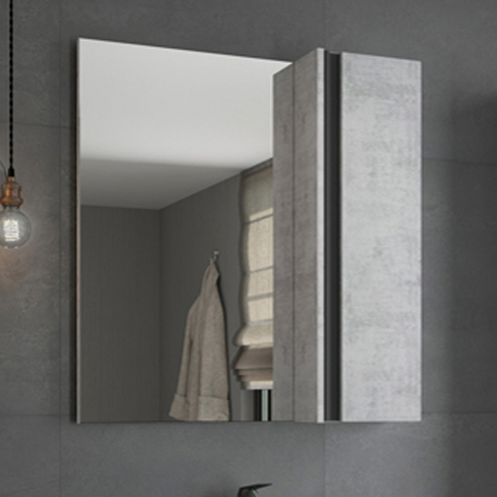 Зеркало для ванной Comforty Эдинбург 75 бетон светлый зеркало comforty виола 60 с подсветкой