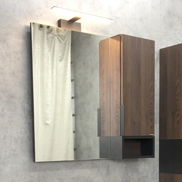 Зеркало для ванной Comforty Франкфурт 75 дуб шоколадно-коричневый зеркало comforty жасмин 120 с подсветкой
