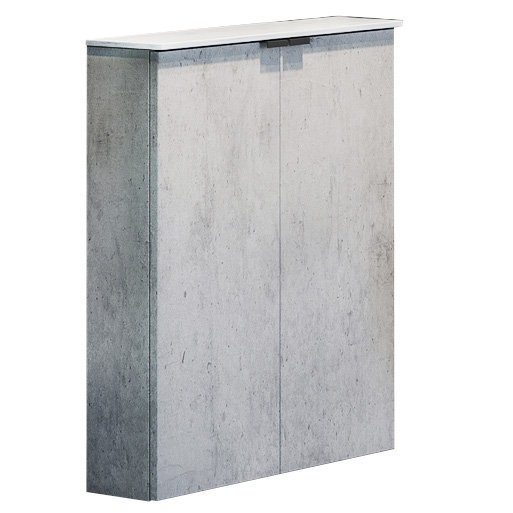 Шкаф для ванной Comforty Моно 60 00-00014968 бетон светлый