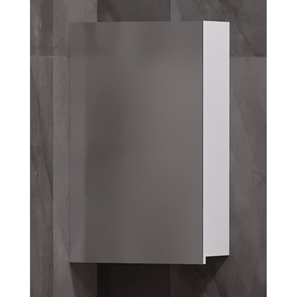 Зеркальный шкаф для ванной Corozo Комо 40 белое зеркальный шкаф для ванной corozo айрон 60 серый арт