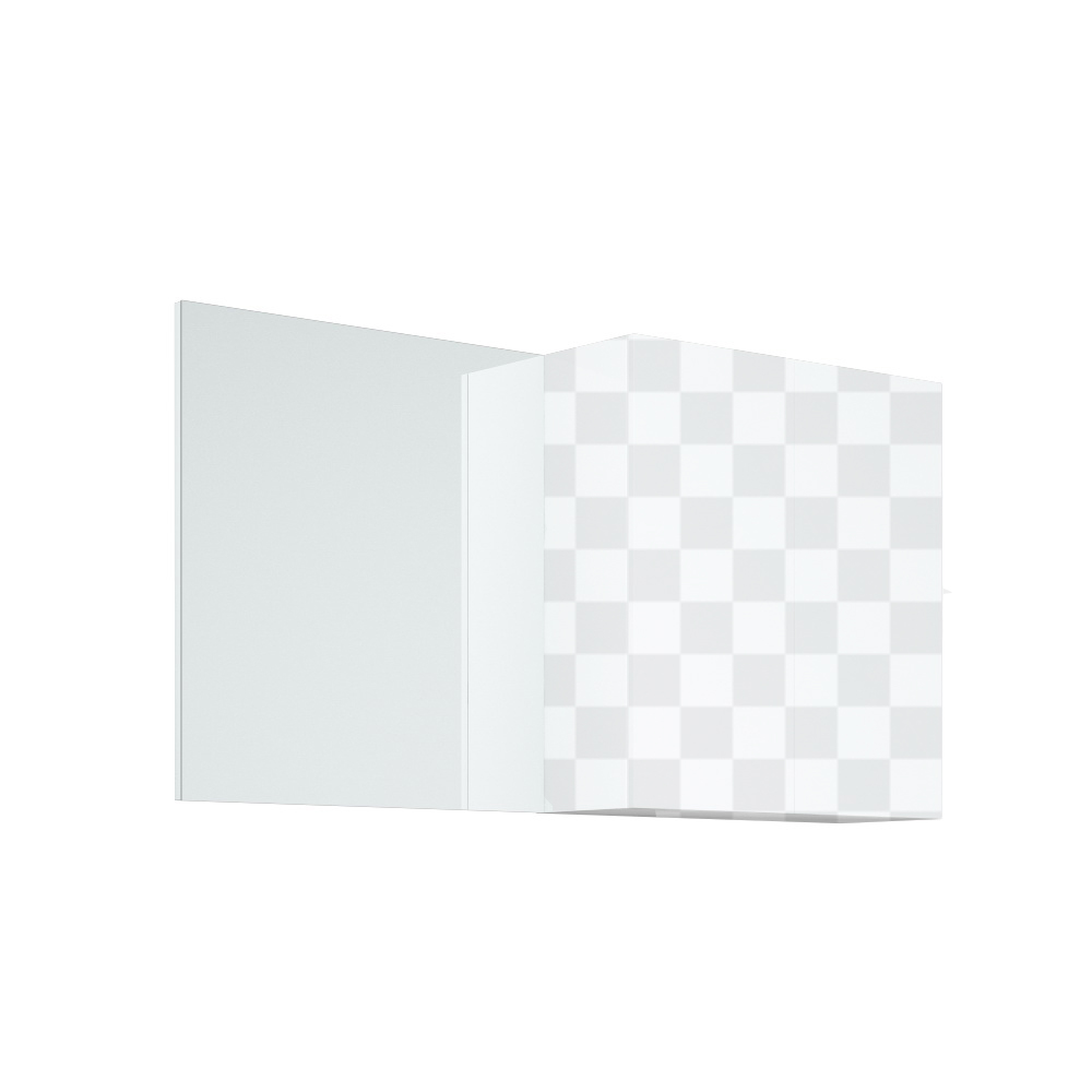 Зеркало Corozo Альтаир 60, цвет белый SD-00000499 - фото 1