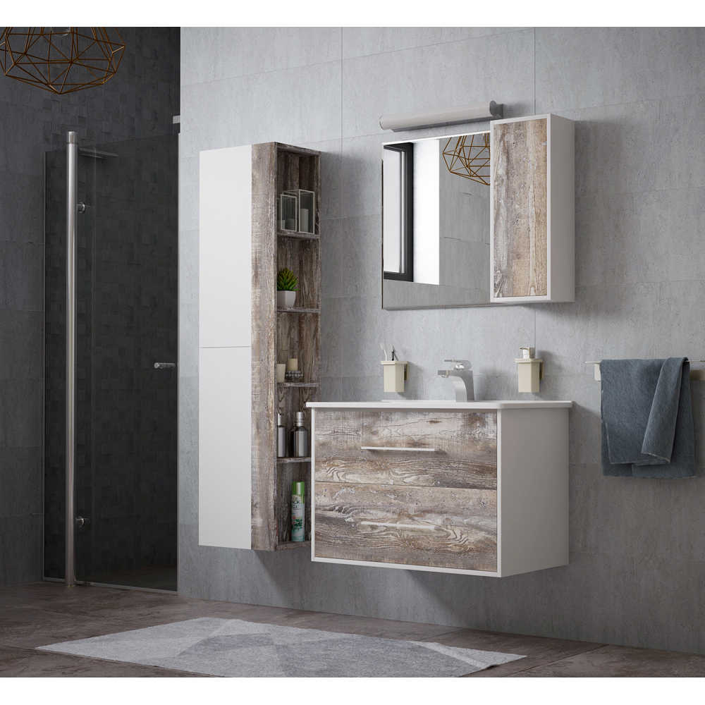 Мебель для ванной Corozo Гольф 65 антик, цвет белый SD-00000311+SD-00000391+SD-00000266 - фото 1