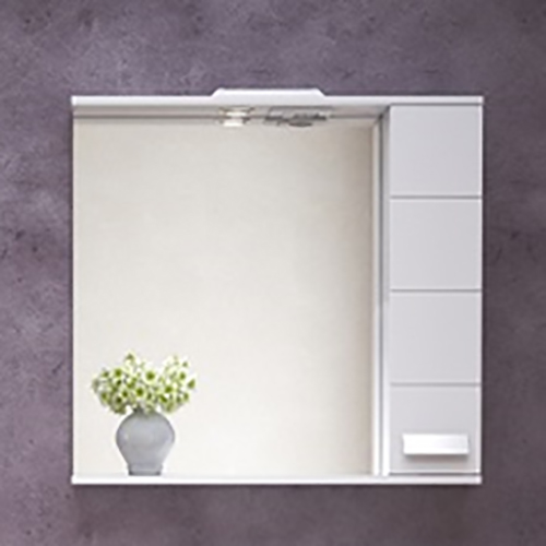 Зеркало для ванной Corozo Денвер 80/С мебель для ванной corozo гольф 85 антик