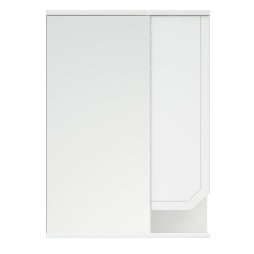 Зеркальный шкаф для ванной Corozo Сириус 55 SD-00001440 зеркальный шкаф для ванной corozo айрон 60 белый