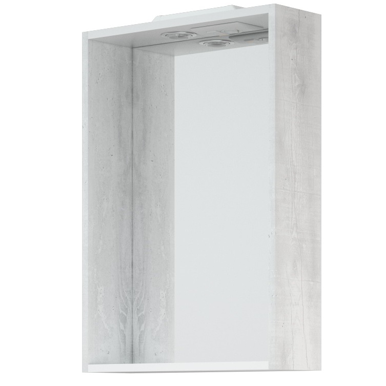 Зеркальный шкаф для ванной Corozo Орегон 50 SD-00001435, цвет белый - фото 1