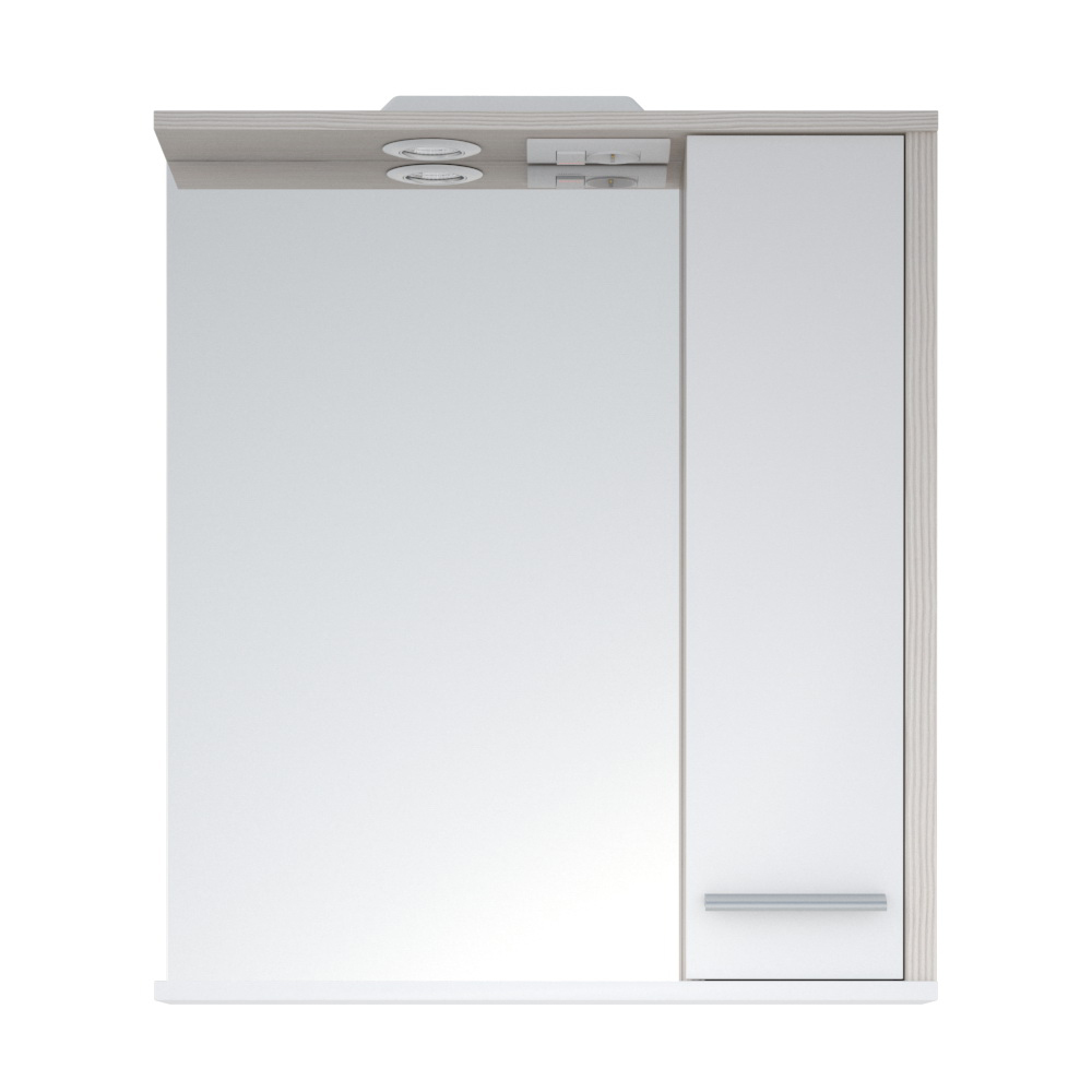 Зеркальный шкаф для ванной Corozo Лорена 65 лайн зеркальный шкаф для ванной corozo монро 45