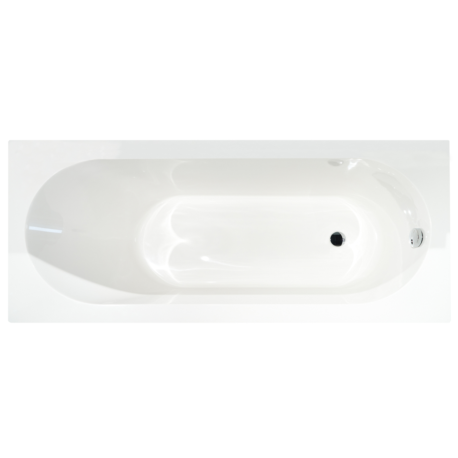 Ванна из литьевого мрамора Creto Present 170x75 21-1111, цвет белый - фото 1
