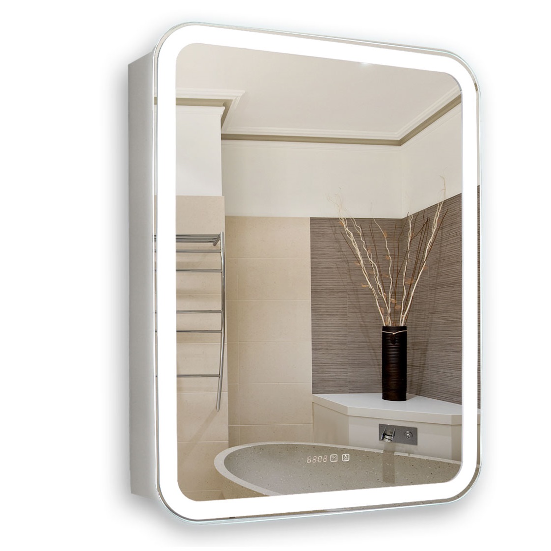Зеркальный шкаф для ванной Creto Attento 60 18-840140A