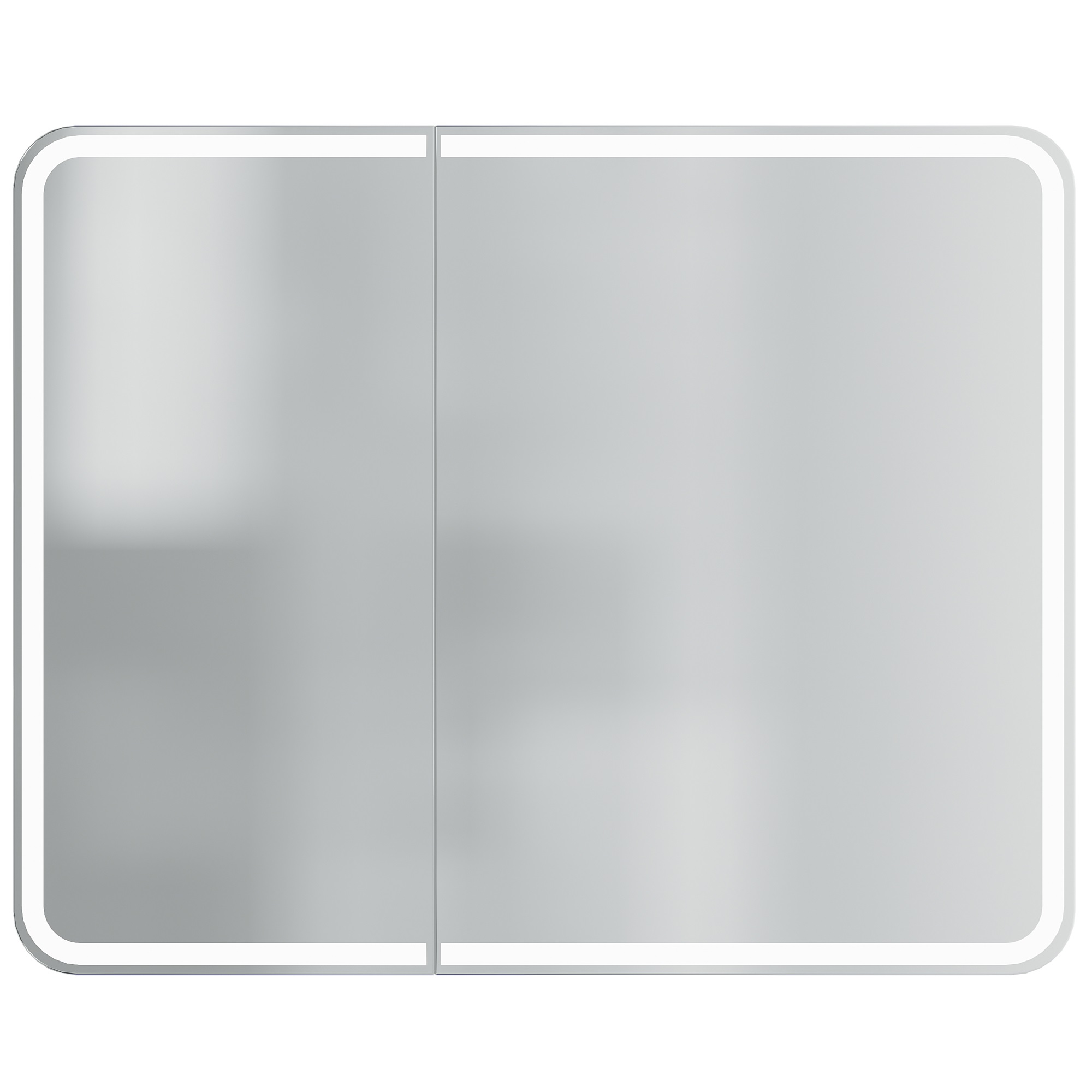 Зеркальный шкаф для ванной Creto Eles 100 20-1000800WH, цвет белый - фото 1